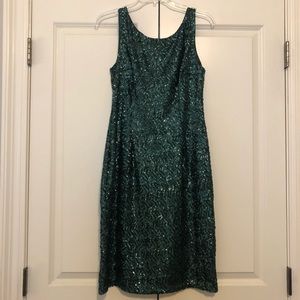 Sequined cocktail dress
